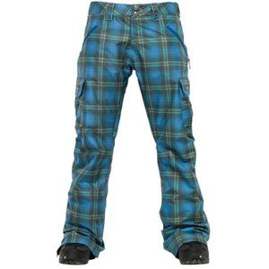 Burton Women’s Lucky XXS Ski Snowboard Pants Plaid